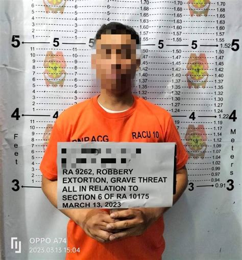 Man in Cagayan de Oro arrested for alleged sextortion .